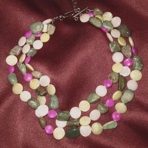 Stone choker necklace